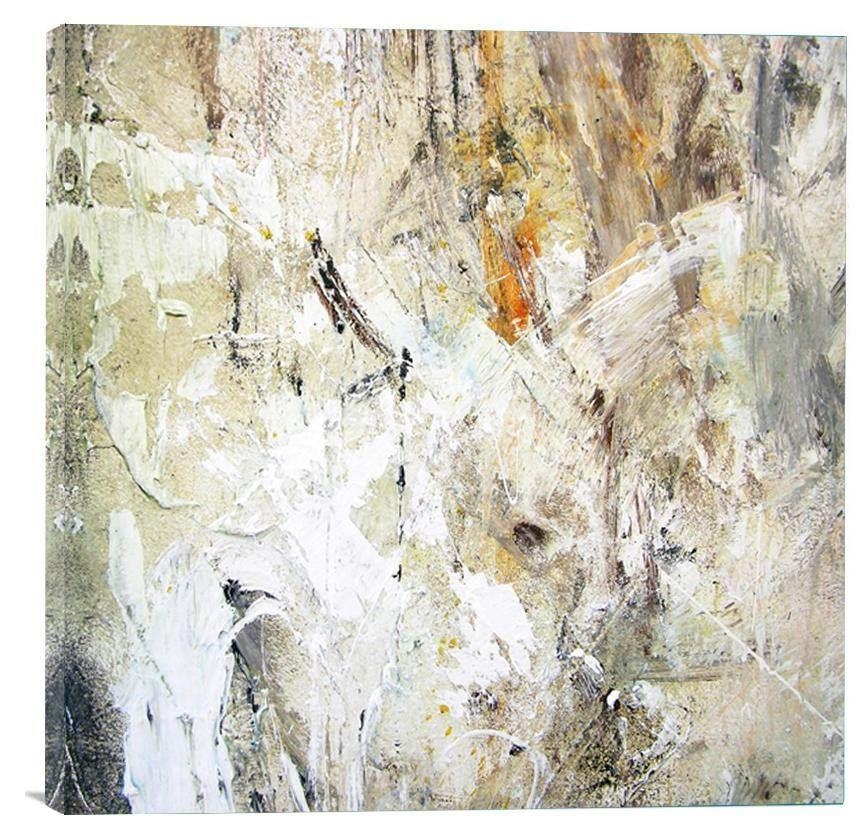 Wall Art Gallery Wrap Vertical Drips Industrial Chic Skyline