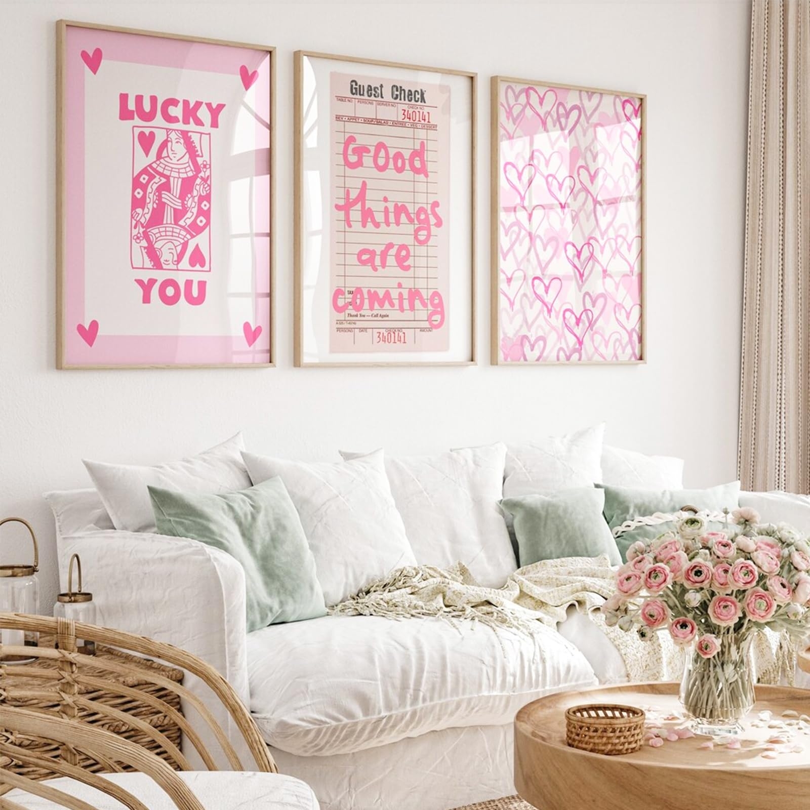 Pink Decor Wall