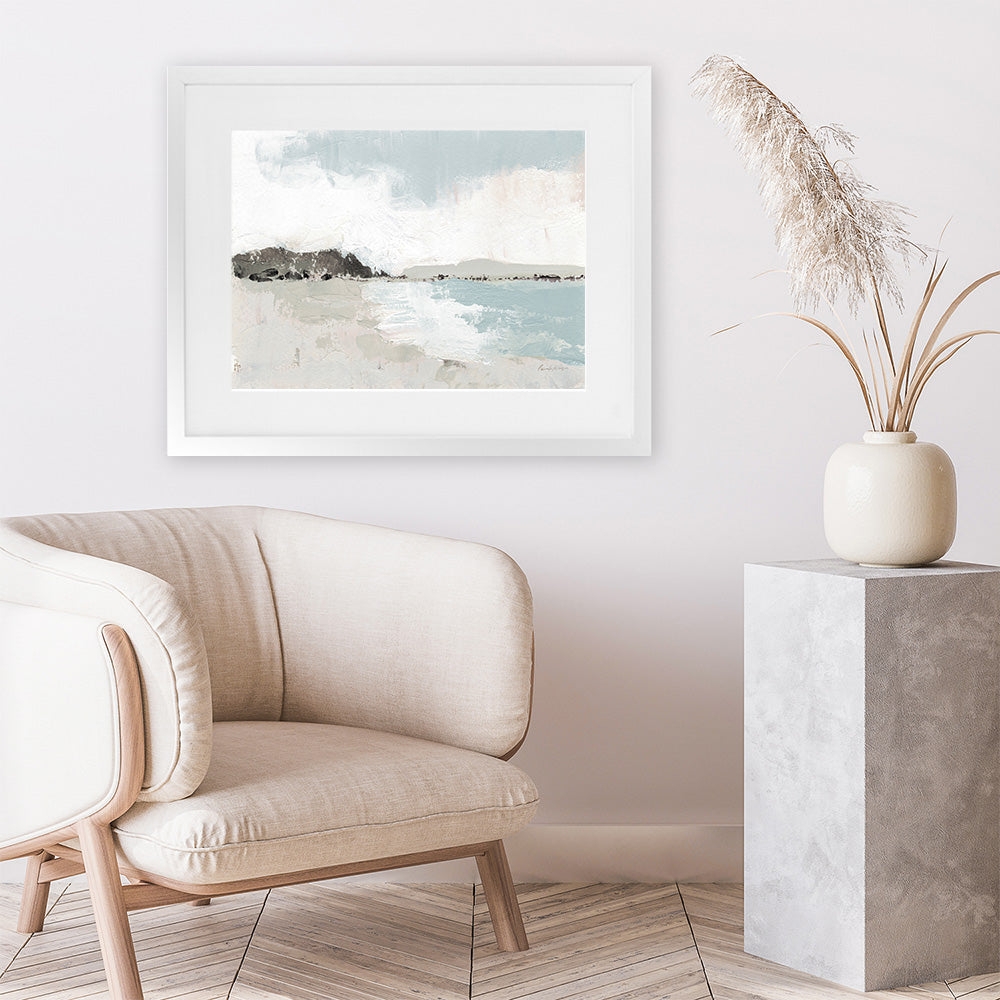 Wall Art Print Beach Landscape Neutral Coastal