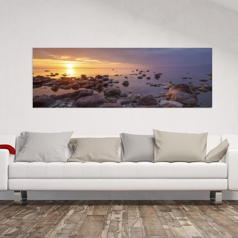 Wall Art Seascape Sunset Theme for Coastal Sunset Wall Decor