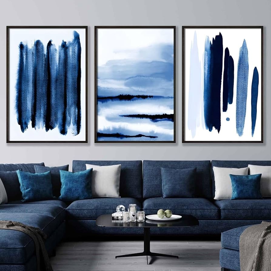 Navy Blue Wall Decor