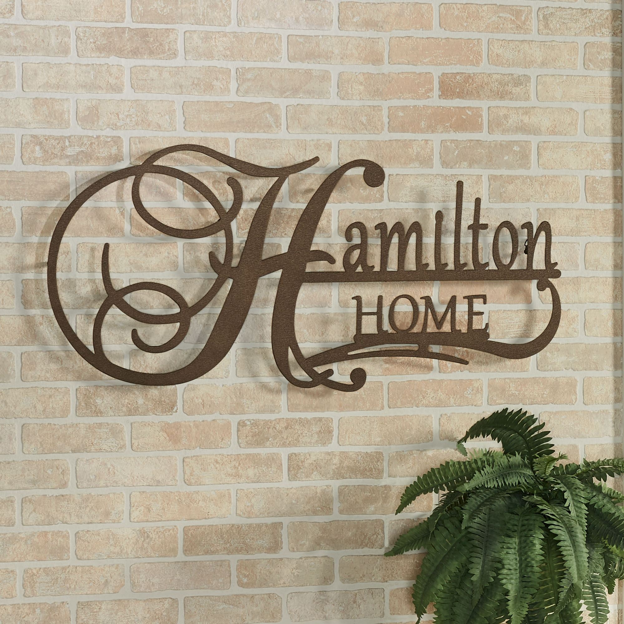 Wall Decor Personalized Surname Custom Family Name Sign