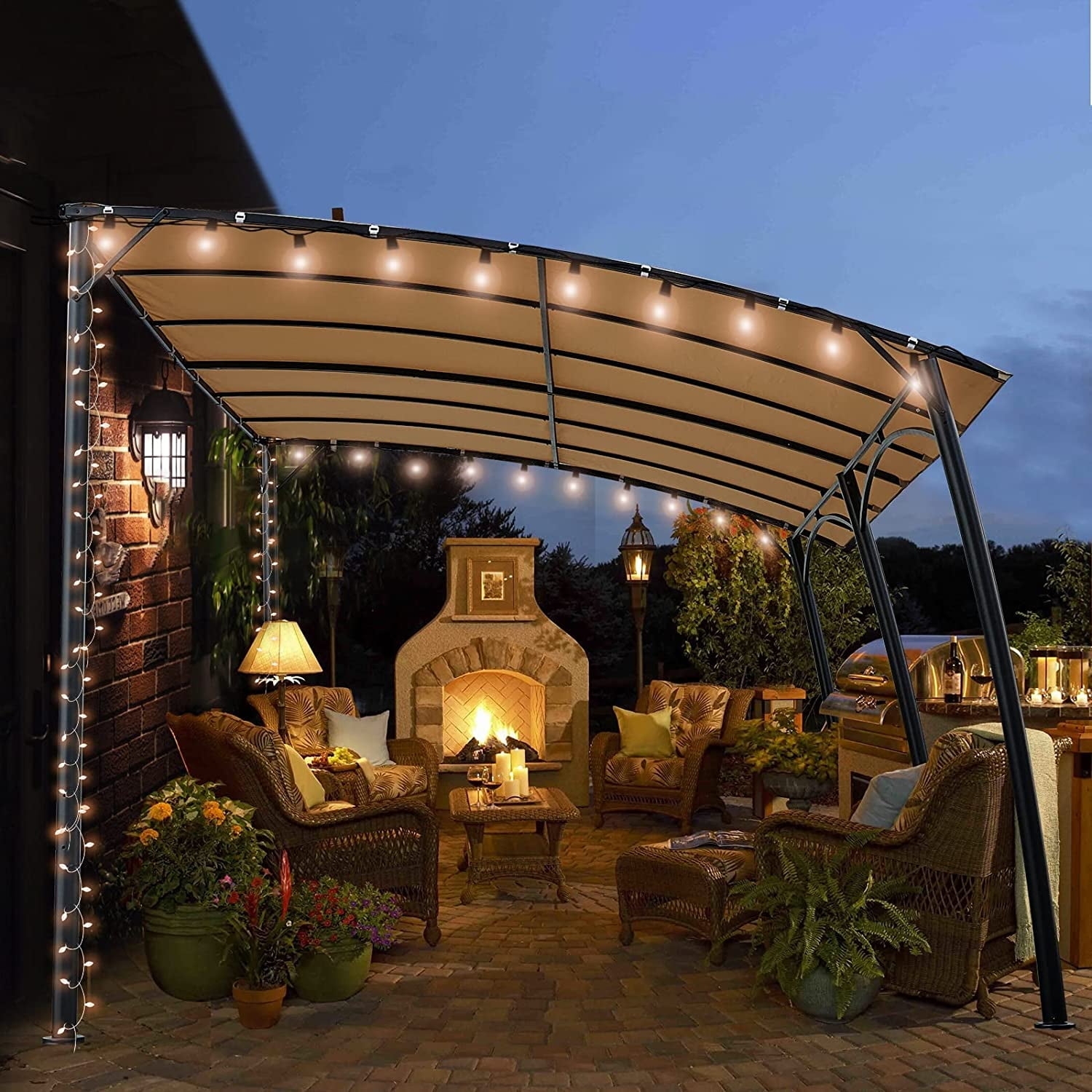 Wall Mounted Gazebo Curved Roof Design Curved Roof Gazebo