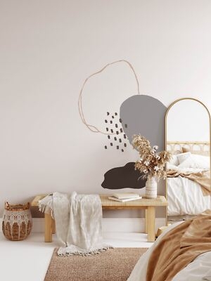 Wall Mural Hand Drawn Lines Organic Geometric Wallpaper