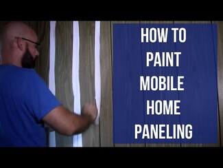 Wall Paneling with Wood Grain Texture and White DIY Walls