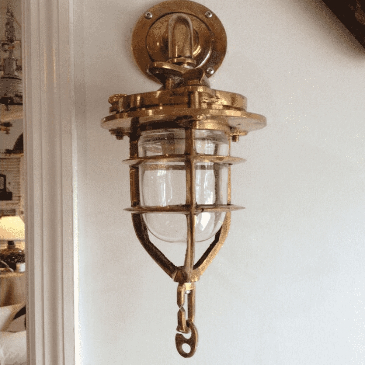 Wall Sconce Bottom Hook Convoy Coastal Style Light