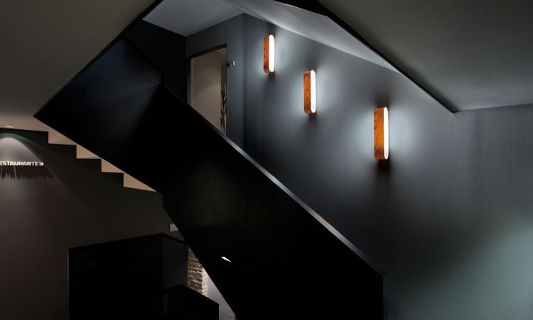 Wall Sconce veneer faceplate modern staircase wall lighting