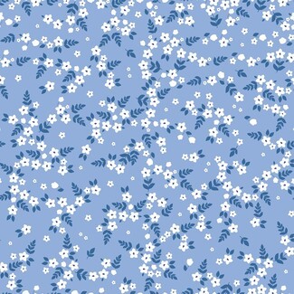 Wallpaper: Ditsy Floral Print Small Scale Botanical Wallpaper