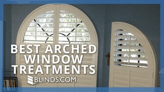 Window Shutters White Arched Top Adjustable Louvers