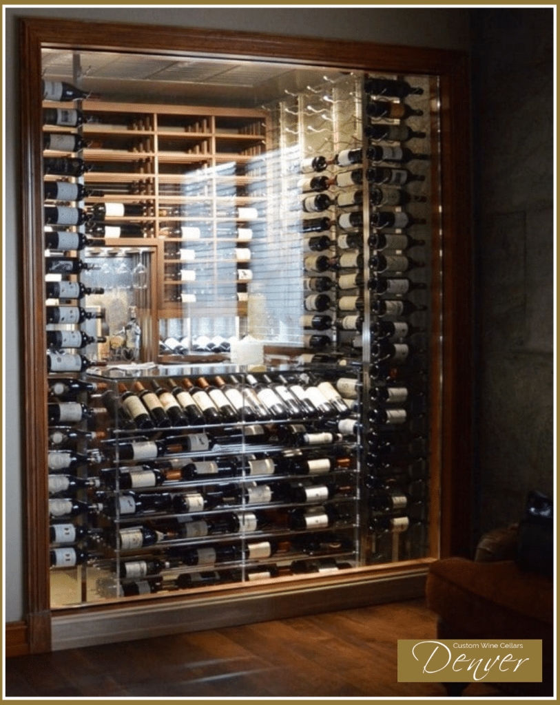 Wine Cellar with Label Forward Racking and Wine Rack Display