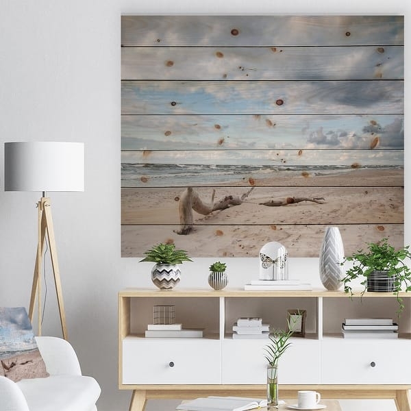 Wood Wall Art: Coastal Wood Wall Art Natural Pine