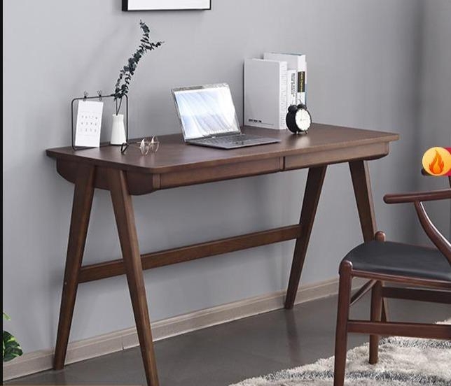Writing Desk A-Frame Base Tapered Legs Study Table