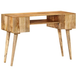 Writing Desk: Splayed Tapered Legs and Central Niche