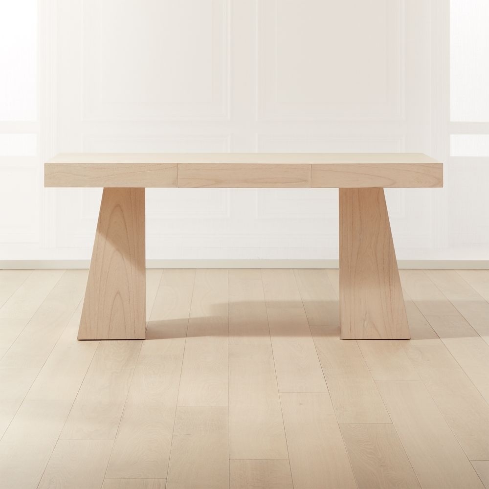 Writing Desk with Integrated Drawers and Sculptural Desk