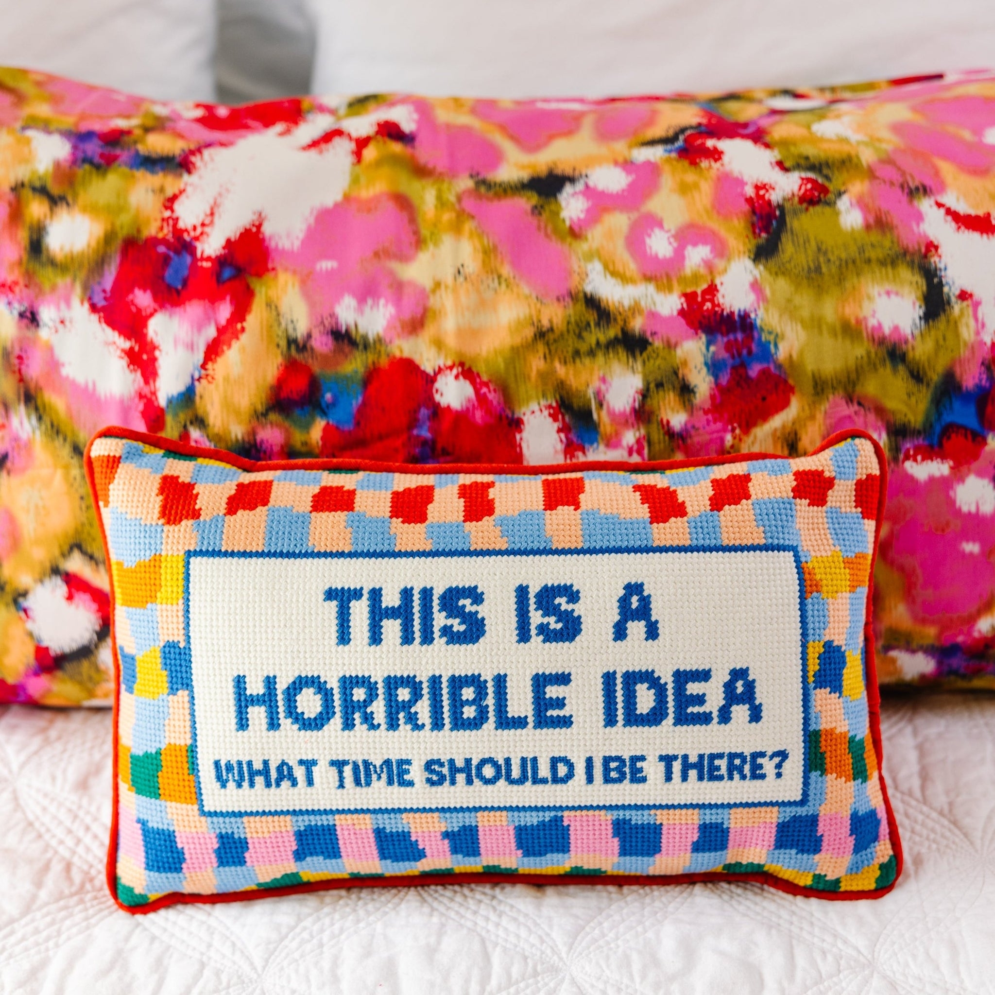 Funny Needlepoint Pillows