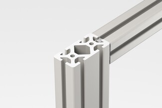 Aluminum Profile Modular Joint Silver Extrusion Hardware