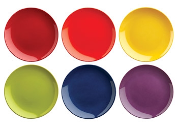 Appetizer Plate Porcelain Material Glossy - Modern Side Plates