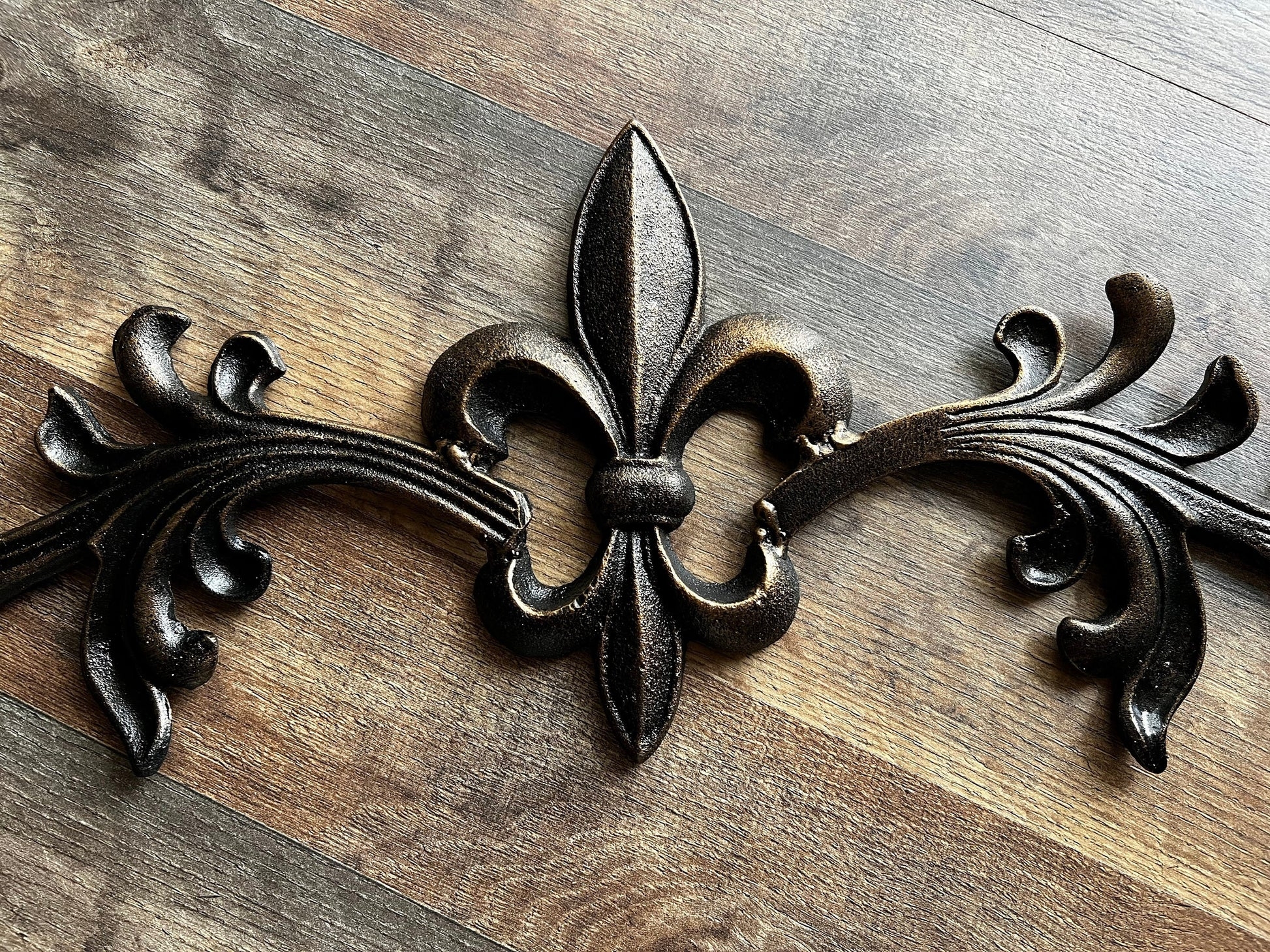 Architectural Topper Fleur De Lis Centerpiece French Country