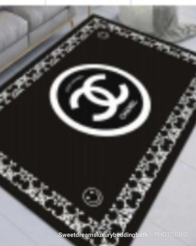Area Rug Filigree Border in Modern Glam Floor Decor Home