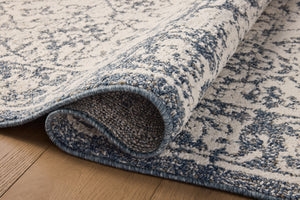 Area Rug Low Pile Height Distressed Ivory Floor Rug