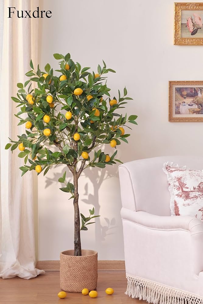 Faux Lemon Tree