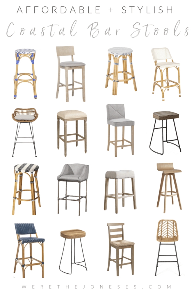 Bar Stool Mixed Materials Light Wood Kitchen Stools