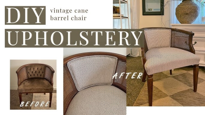 Barrel Chair Ticking Stripe Striped Barrel Chair Styling