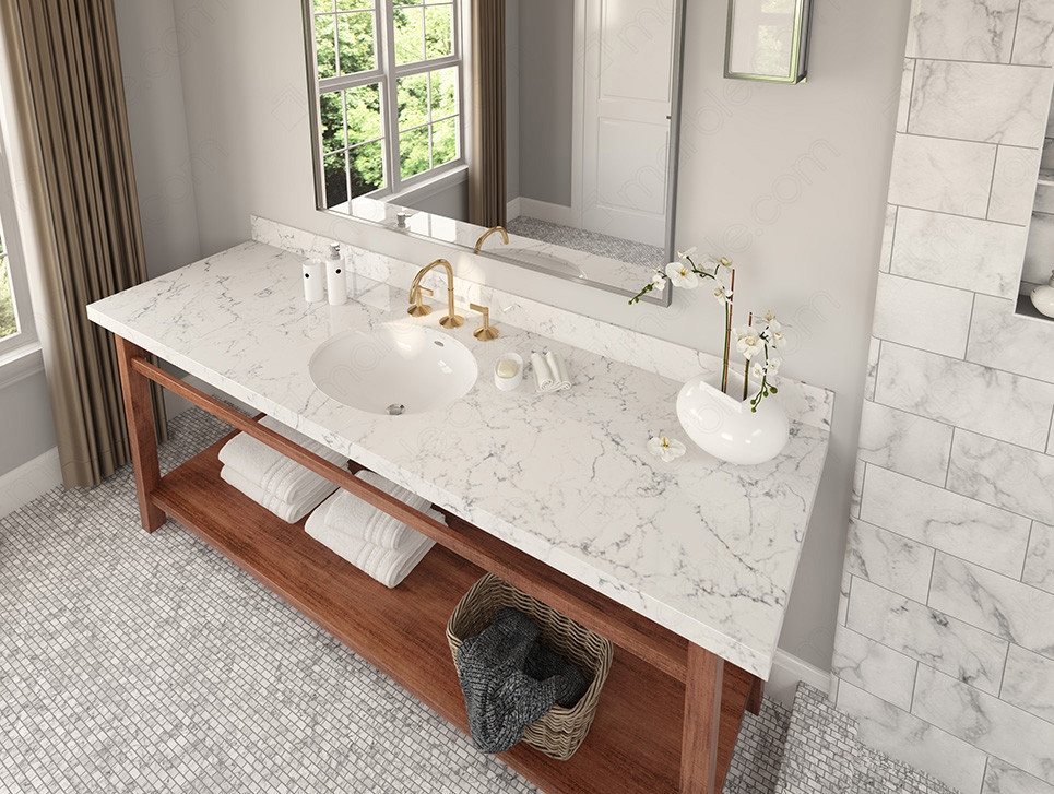 Bathroom Vanity With Quartz Countertop