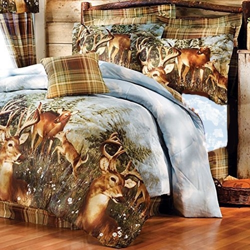 Bedding Set: Coordinated Tartan Accents for Lodge Cabin Decor
