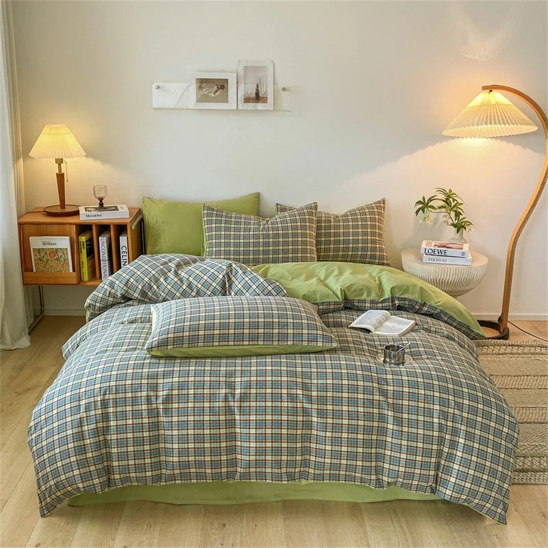 Bedding Set: Pleated Lampshades Rustic Bedroom Ideas