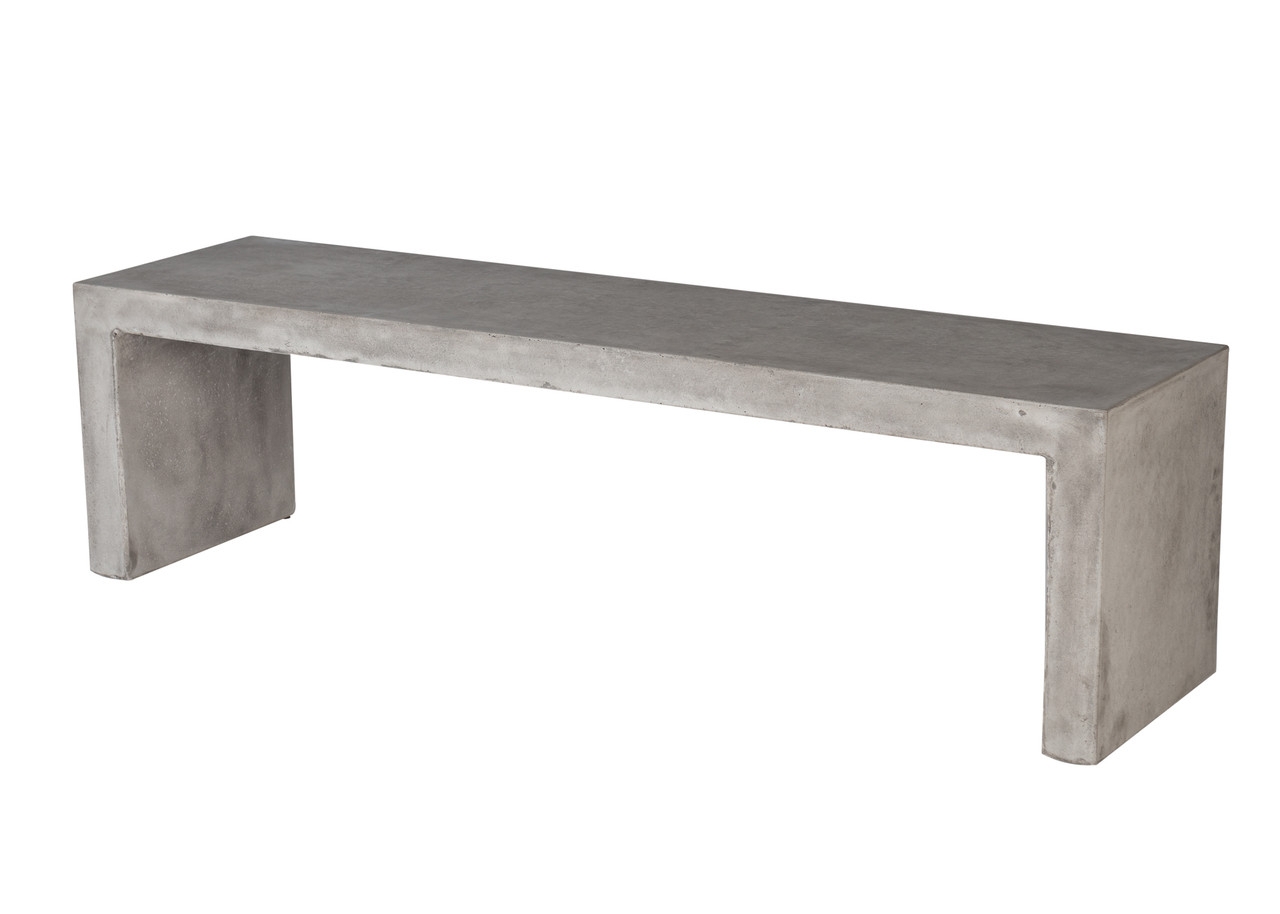 Bench Industrial Concrete Bridge Silhouette Waterfall Edge
