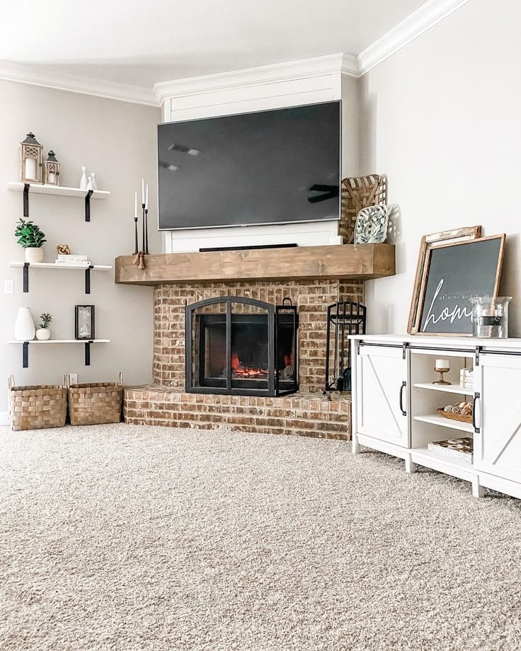 Fireplace Mantels For Corners