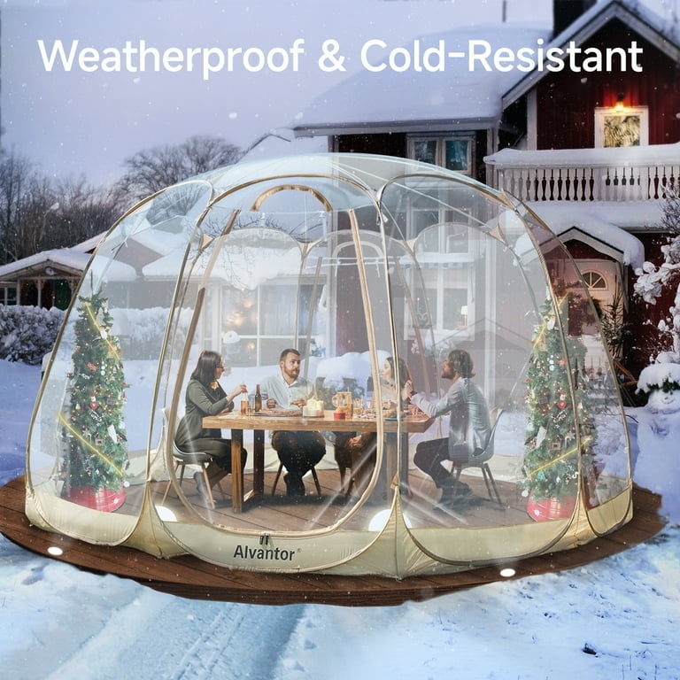 Bubble Tent 360 Windows Instant Pop Up Winter Bubble Tent