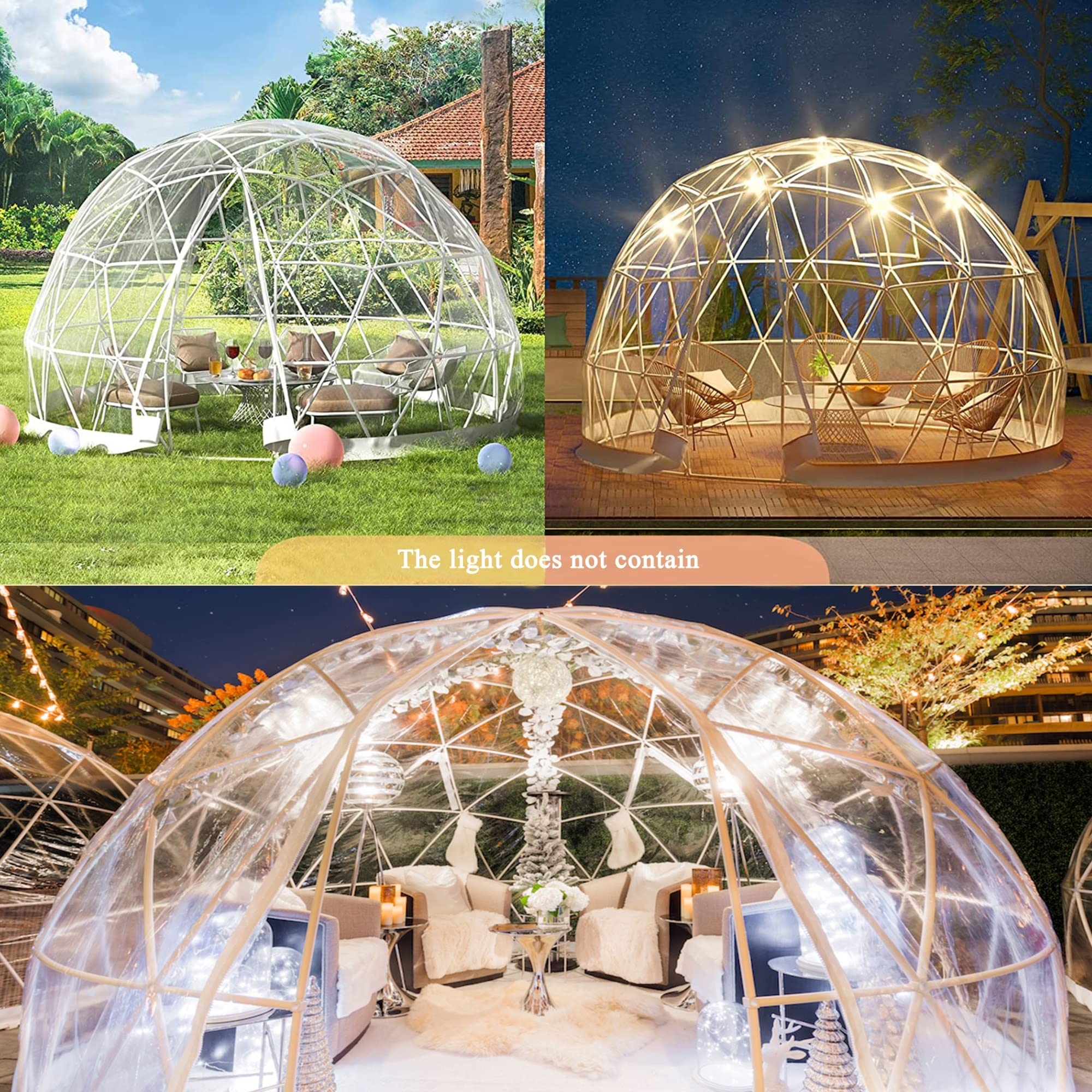 Bubble Tent Geodesic Stargazing Backyard Retreat