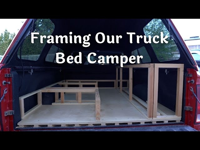 Camper Bed Frame Slatted Base Modular Wood Build