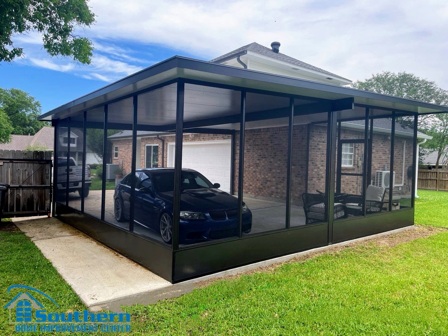 Carport Enclosure Insulated Roof Panels Screened Conversion