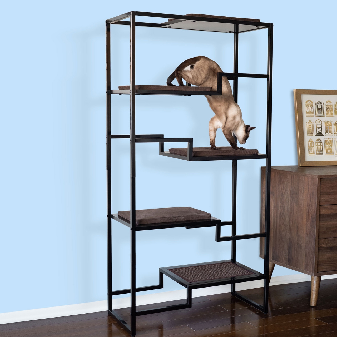 Cat Tree: Architectural Frame Industrial Style Condo