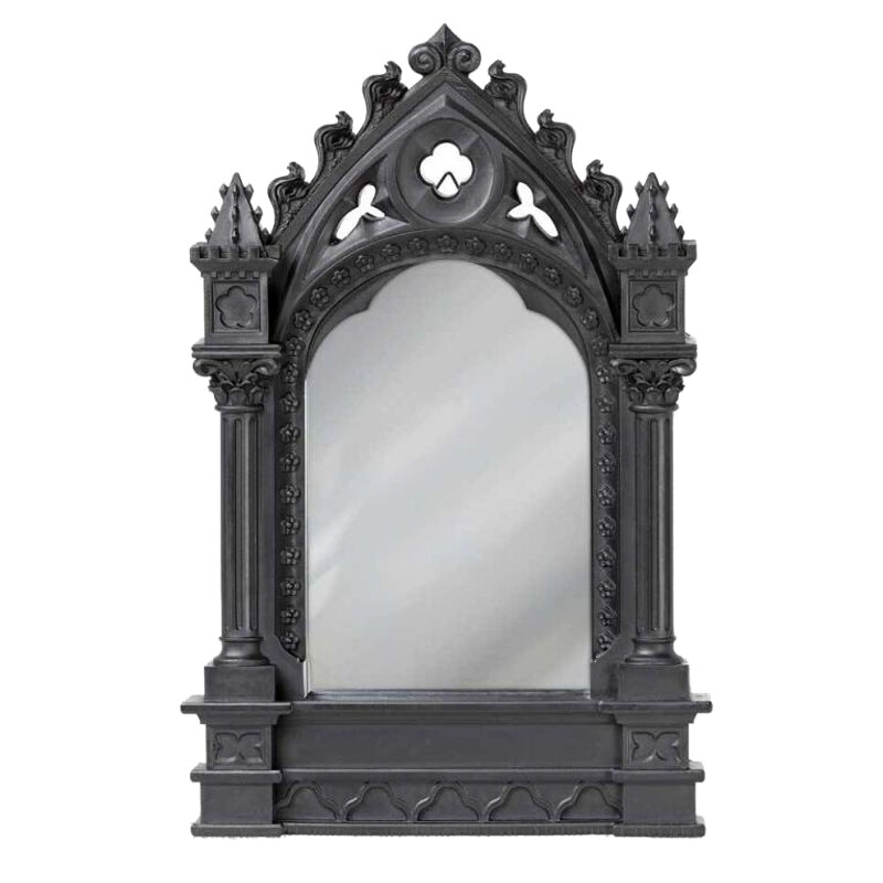 Cathedral Mirror featuring Pointed Arch and Gothic Wall Mirror