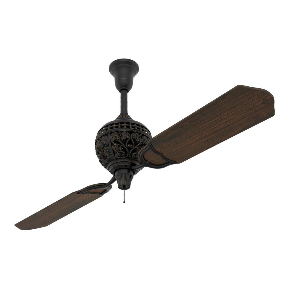 Ceiling Fan Two Blade Midas Black Filigree Paddle Fan Light