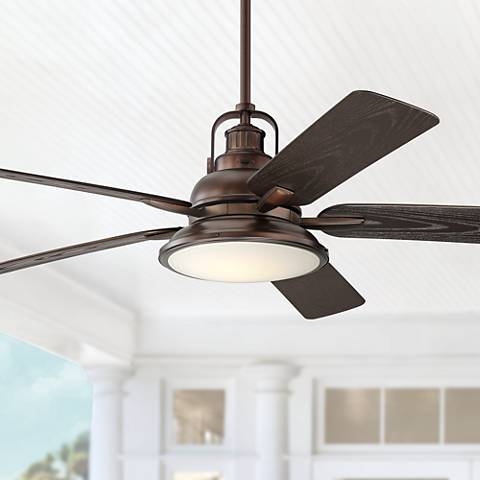 Ceiling Fan with Six Blade Design and Oil Rubbed Bronze Finish