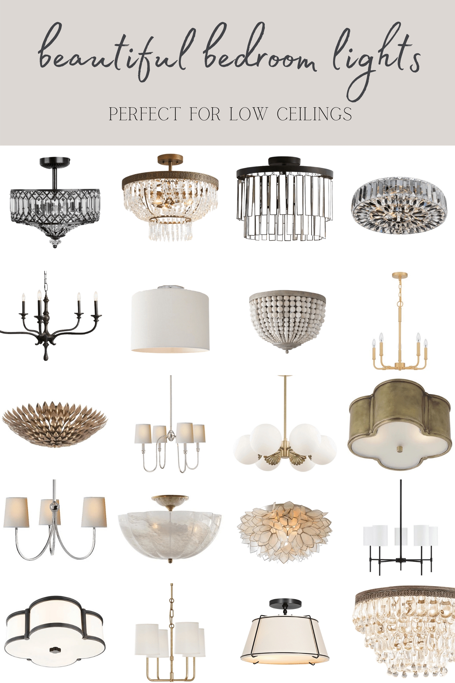 Ceiling Light with Beaded Texture: Modern Semi Flush Mounts
