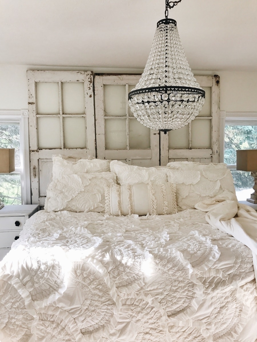 Chandelier Pear Shaped Reclaimed Shabby Chic Decor