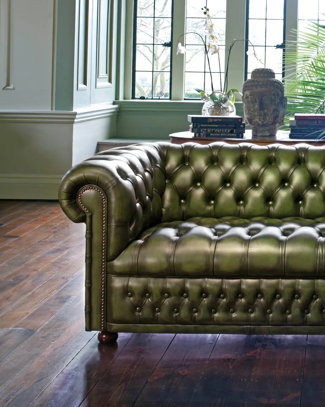 Green Chesterfield Sofa