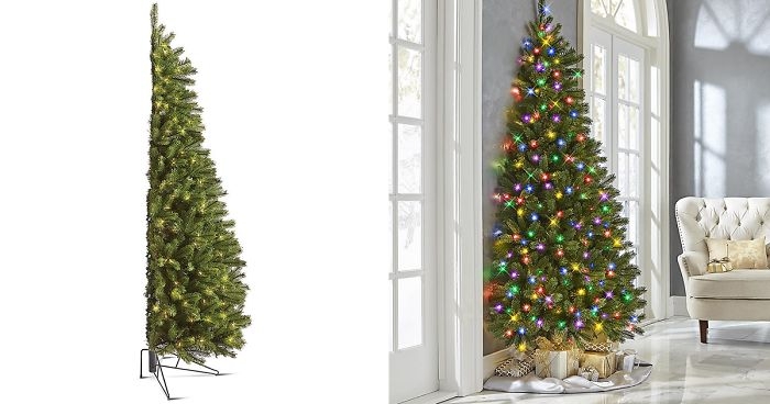 Christmas Tree: Flat Back Apartment Christmas Decor