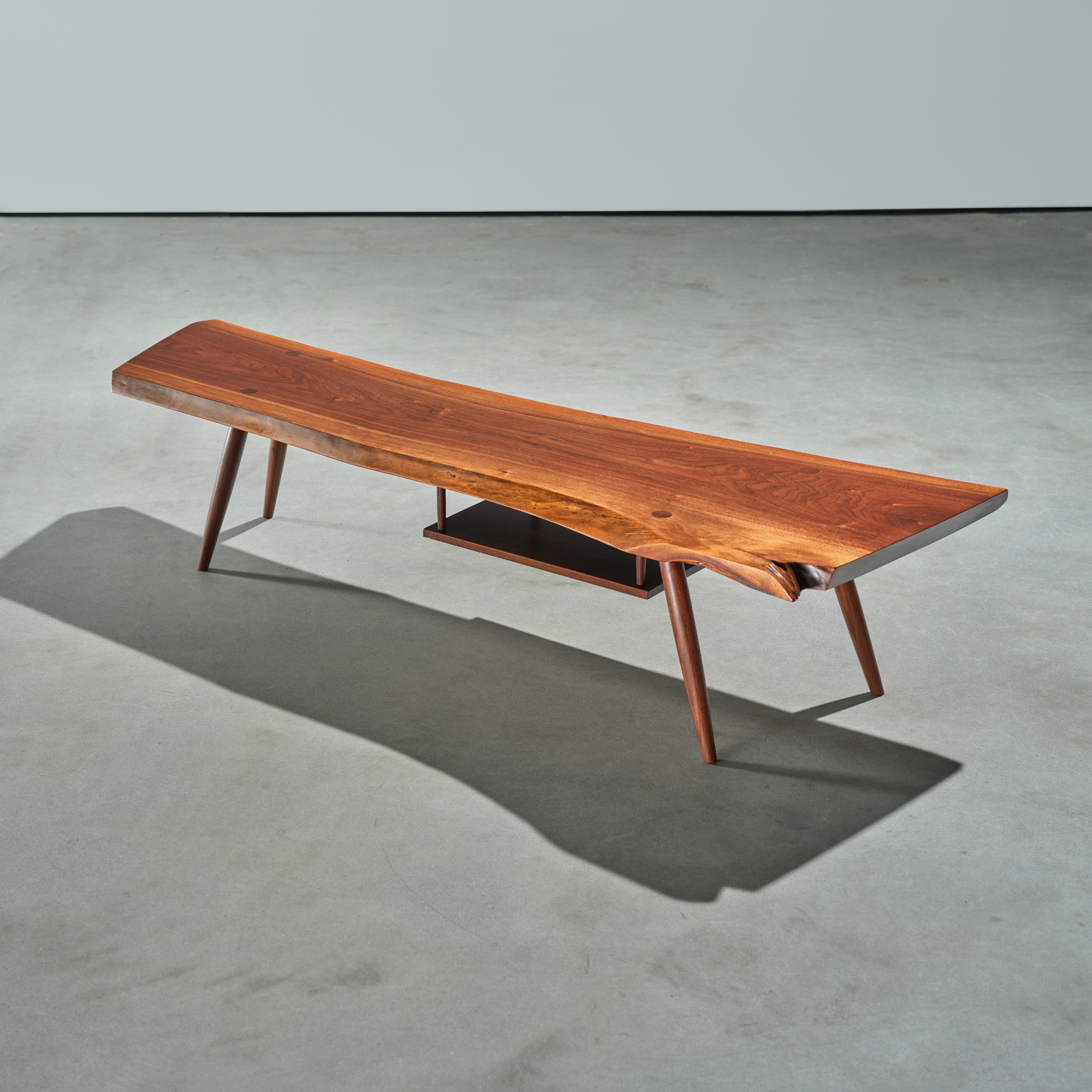 Coffee Table Mid-Century Organic Live Edge Wood Nakashima