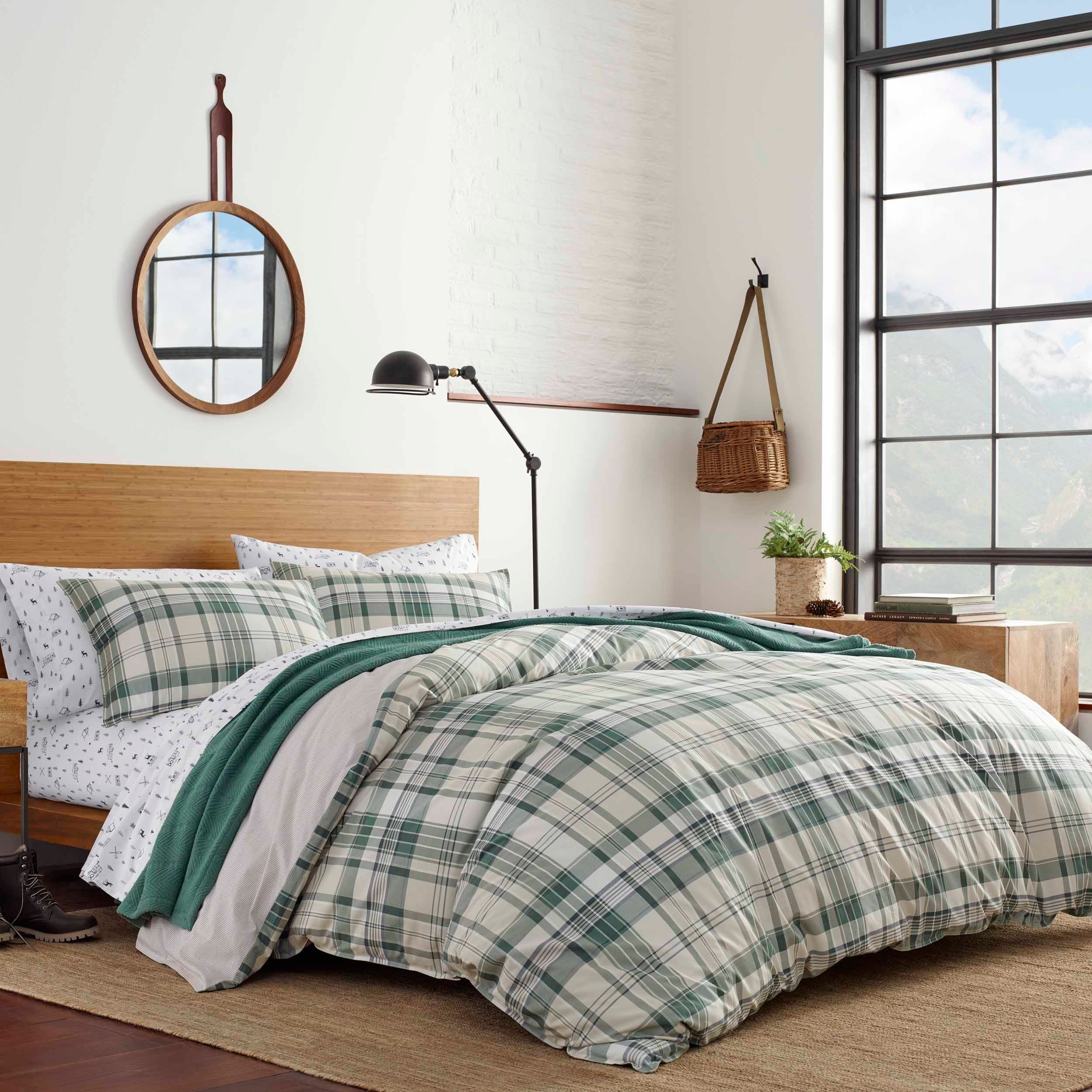Comforter Set: Timber Plaid Modern Lodge Style Comforter