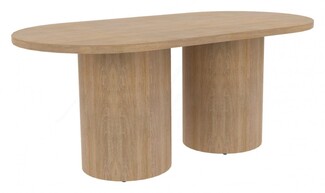 Conference Table Racetrack Top Light Oak Wood Grain Meeting Table