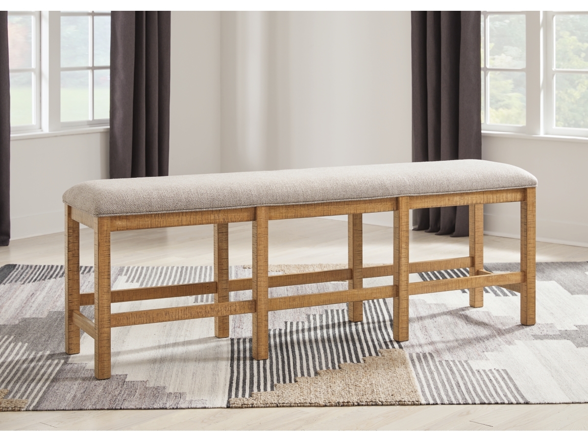 Counter Height Bench 72 Inch Six Leg Modern Farmhouse