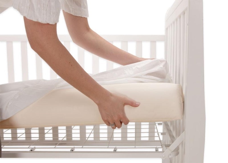 Crib Mattress with Thick Profile and Breathable Spring Base Frame