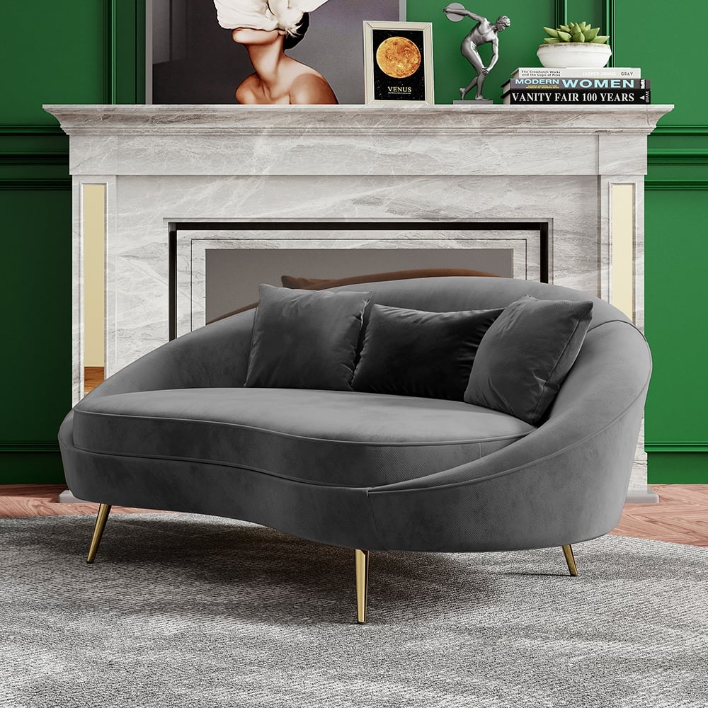Curved Love Seat